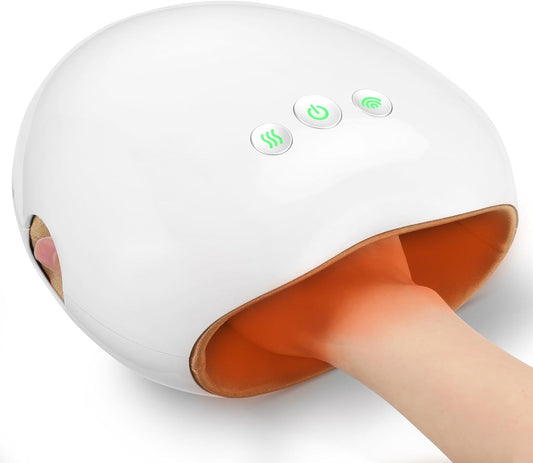 🔥3D Heat & Compression Hand Relief💆♀️ Rechargeable Pain Massager for Arthritis & Carpal Tunnel🎁 Office/Home Use + FREE Travel Case | TikTok Viral Self-Care Essential