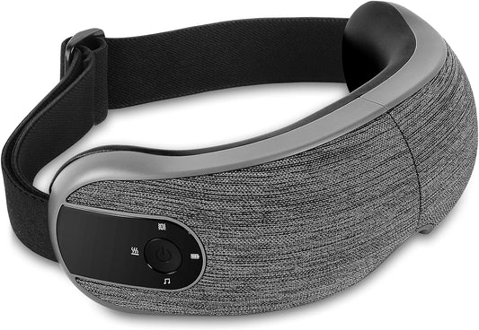 💥Pro Migraine Relief Mask🔥 5D Heat+Vibration+Compression🌙 Bluetooth Sleep Music & 5 Modes✨ Clinically Proven Eye Therapy | TikTok's #1 Eye Care Hack