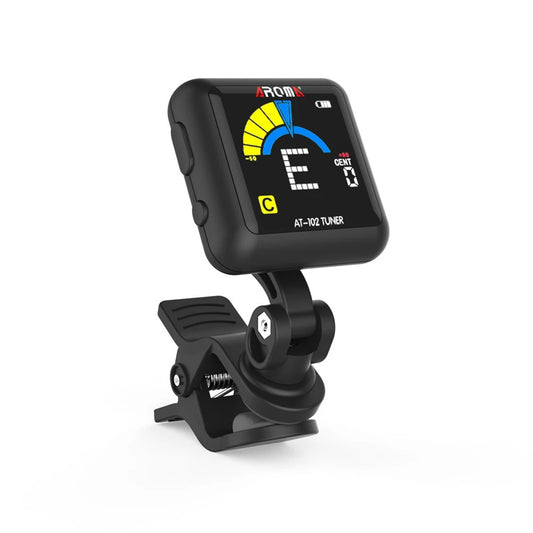 🎸🔥 Chromatic Tuner with 360° LCD Display | USB Rechargeable⚡【Stage-Ready Pro】Built-in Battery Tuner for Guitar/Bass/Ukulele/Violin - Instant Pitch Accuracy