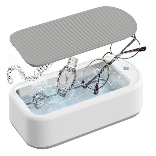 ✨ Ultrasonic Glasses Cleaner Pro with 30s Deep Clean | 3-in-1 Jewelry Cleaner⚡Portable & Waterproof🌟【Dentist-Approved】Sonic Cleaning Machine for Eyeglasses, Earrings, Necklaces