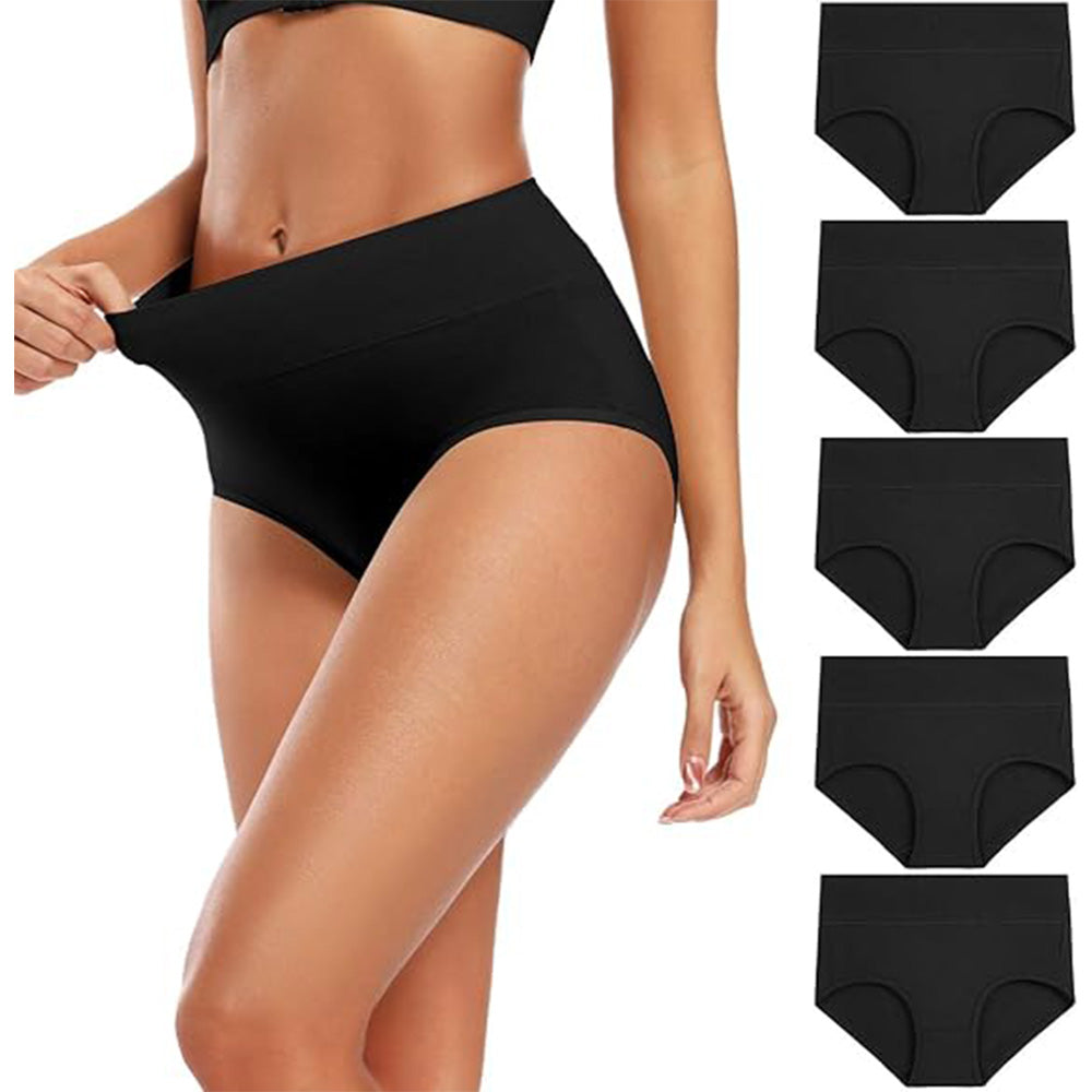 🔥Buttery Soft Everyday! High Waist Panties w/ Full Coverage✨ Seamless Cotton Underwear💫 No Dig In Waistband | TikTok’s Comfort Obsessed