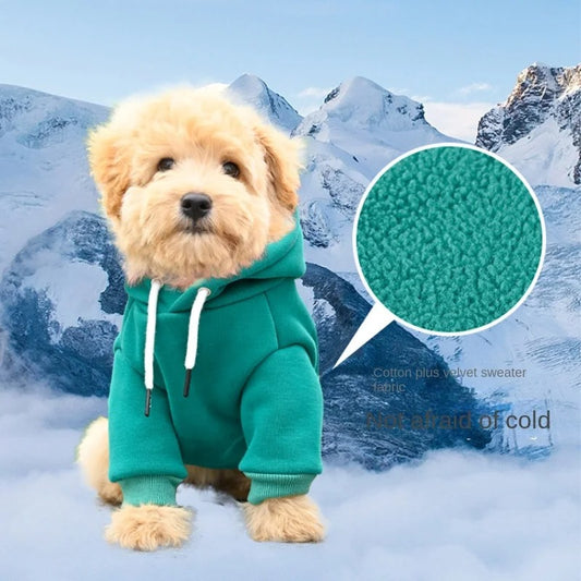 🔥 Bulldog & Husky Hoodie Pro! For Small/Medium Dogs⚡Outdoor Windproof Fleece🐾Chew-Resistant【Viral Pet Fashion】
