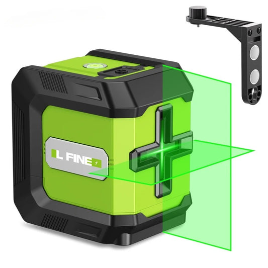 🌠 Professional Laser Level with Green Beam | 2-Line Cross + Self-Leveling⚡High Precision 360° Alignment【Home Renovation Essential】Horizontal/Vertical Wall Leveling Tool