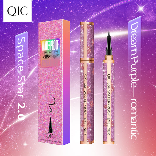 Galaxy Waterproof Eyeliner Pen - 36H Smudge-Proof✨ Quick Dry Liquid Liner🔥 Vivid Color Lasting Makeup 🌟 #WaterproofEyeliner #LongLastingMakeup #TikTokBeauty