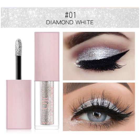 DISCO BALL EYES IN 1 SWIPE 💎 | 24HR STROBE LIQUID EYESHADOW THAT LASTS THROUGH TEARS 💦 + PARTY SWEAT 🎉 | FOOLPROOF GLOW FOR LAZY GIRL ERA ✨ #QiniCaiGlitch