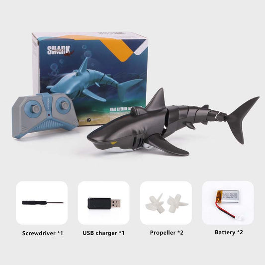 RC Shark Toy with Realistic Swim ✨ 2.4G Waterproof Pool Drone 💦 1:18 Scale + 2x Battery Life 🌟 Crash-Proof Fun for Kids 6+ 🔥 #PoolToys #TikTokMadeMeBuyIt
