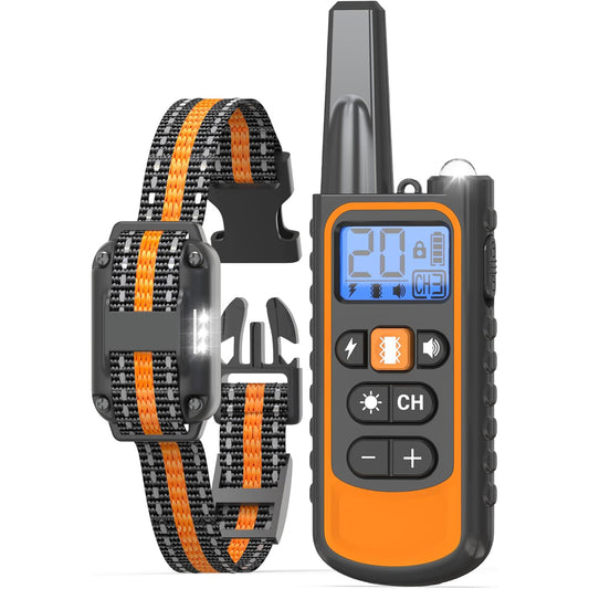 🔥Viral Dog Training Collar! Bite-Proof Security Lock⚡3 Modes for 8-120lbs Pups💧Waterproof & Rechargeable【3300FT Range】TikTok's #1 Bestseller!