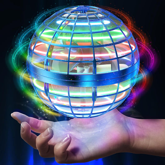Galaxy Hover Ball Toy ✨ Auto-Float & LED Night Glow 💥 Gesture-Control Flying Orb for Outdoor Fun 🌟 Crash-Proof Gift for Kids 6-12 🔥 #OutdoorToys #TikTokMadeMeBuyIt