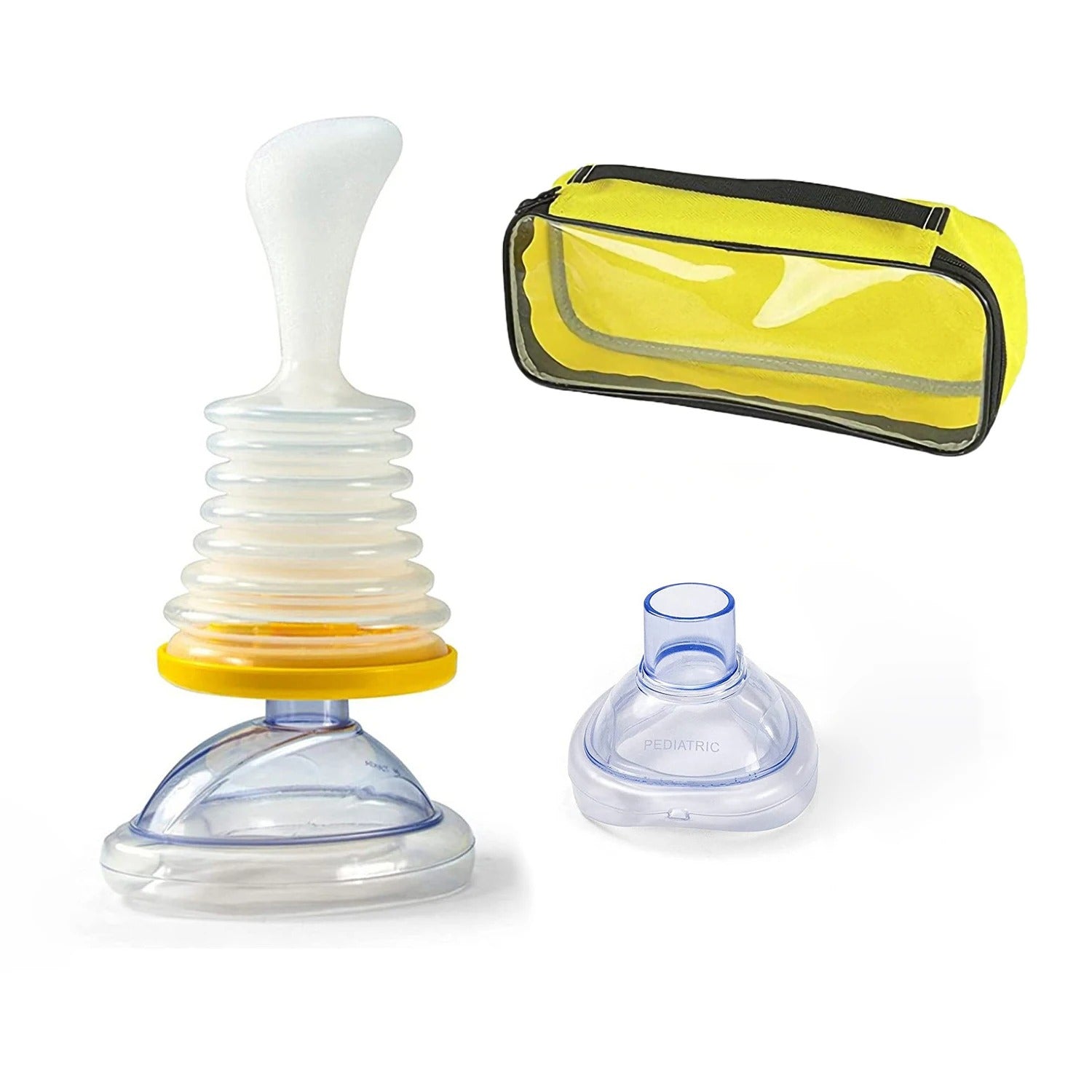 🚨 Portable Suction Rescue Kit for Adults & Kids | 3s Emergency⚡FDA-Certified🌟【Lifesaver Travel Pro】Dual-Size Airway Device - Camping, Travel, Home Choking First Aid