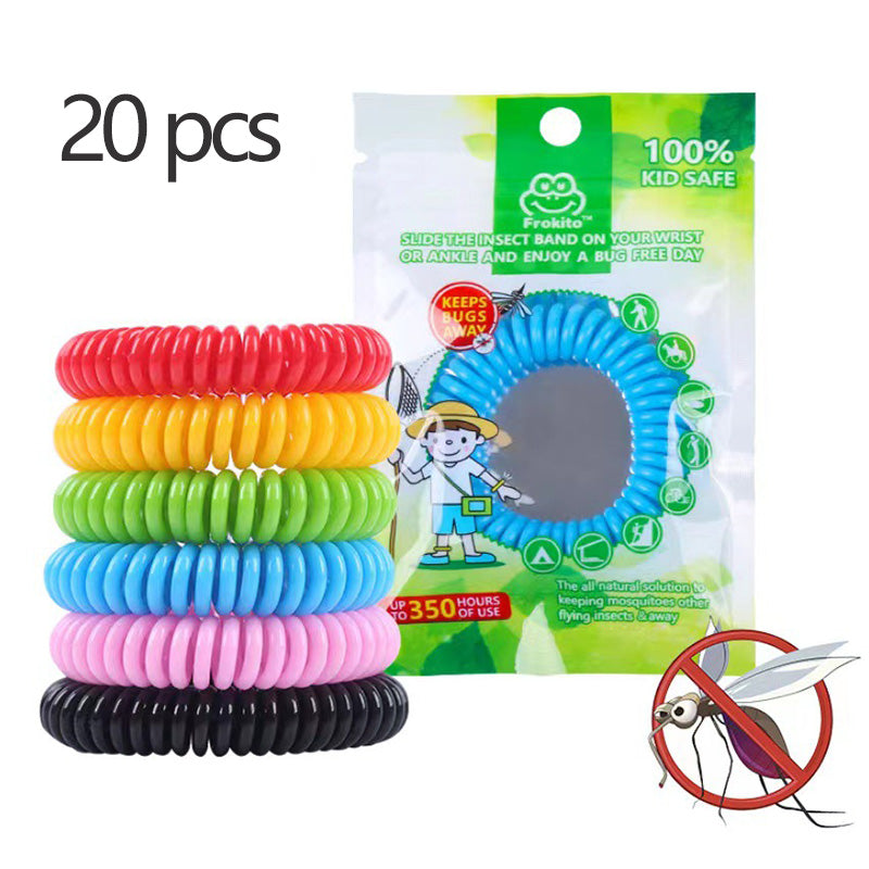 🔥72HR Mosquito Protection Bracelets👪 10/20 Pack Waterproof & DEET-Free✨ Natural Citronella Bug Repellent for Kids Outdoor | TikTok Viral Outdoor Essential