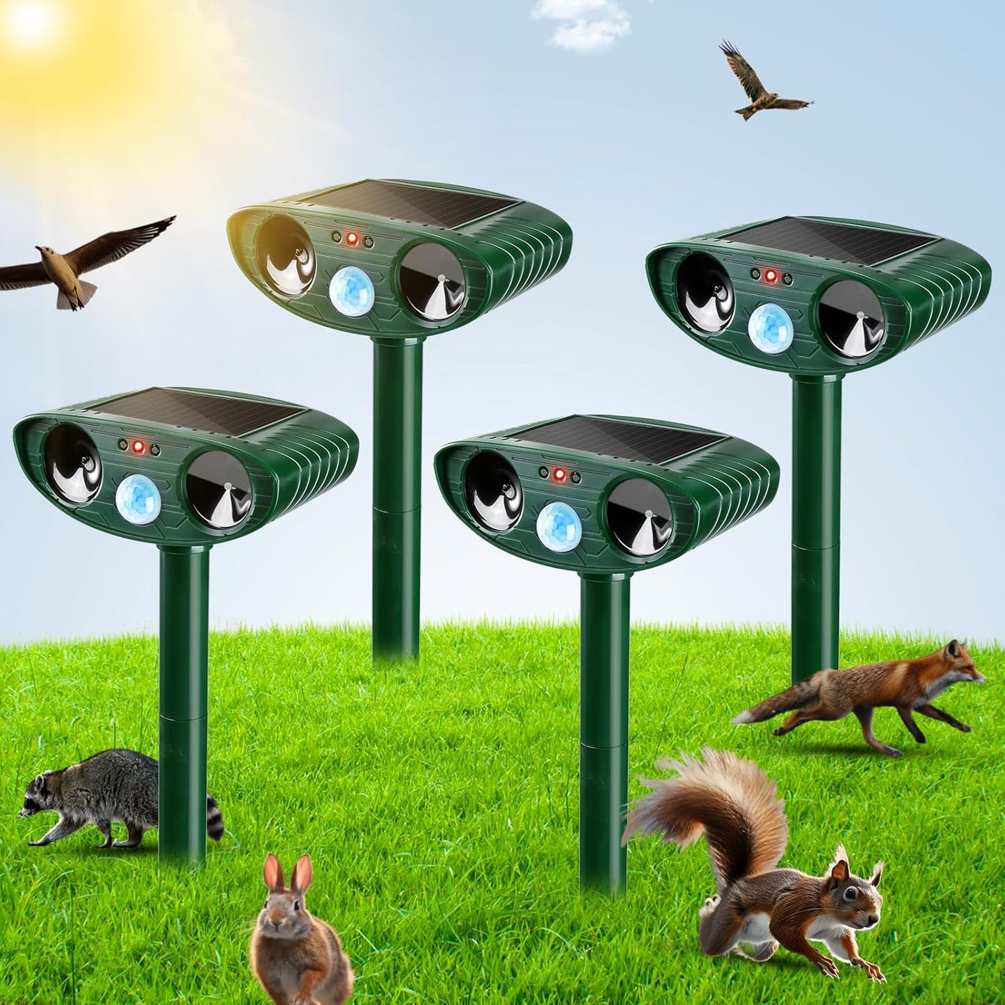 🔥Solar Animal Terminator⚡ 360° Motion-Activated Defense✨ 12-in-1 Pest Force🌿 Waterproof & Night Vision🌙 TikTok's #1 Garden Guard