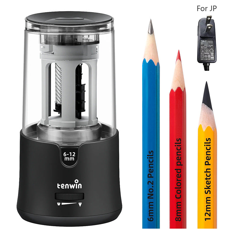 ✏️🔥 Auto-Stop Electric Sharpener for Colored Pencils | 3-Second Shave⚡Kids-Safe Design🌟【Art Class Hero】USB-Powered Mechanical Sharpener for School/Office/Home
