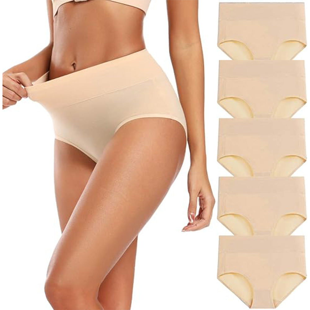 🔥Buttery Soft Everyday! High Waist Panties w/ Full Coverage✨ Seamless Cotton Underwear💫 No Dig In Waistband | TikTok’s Comfort Obsessed