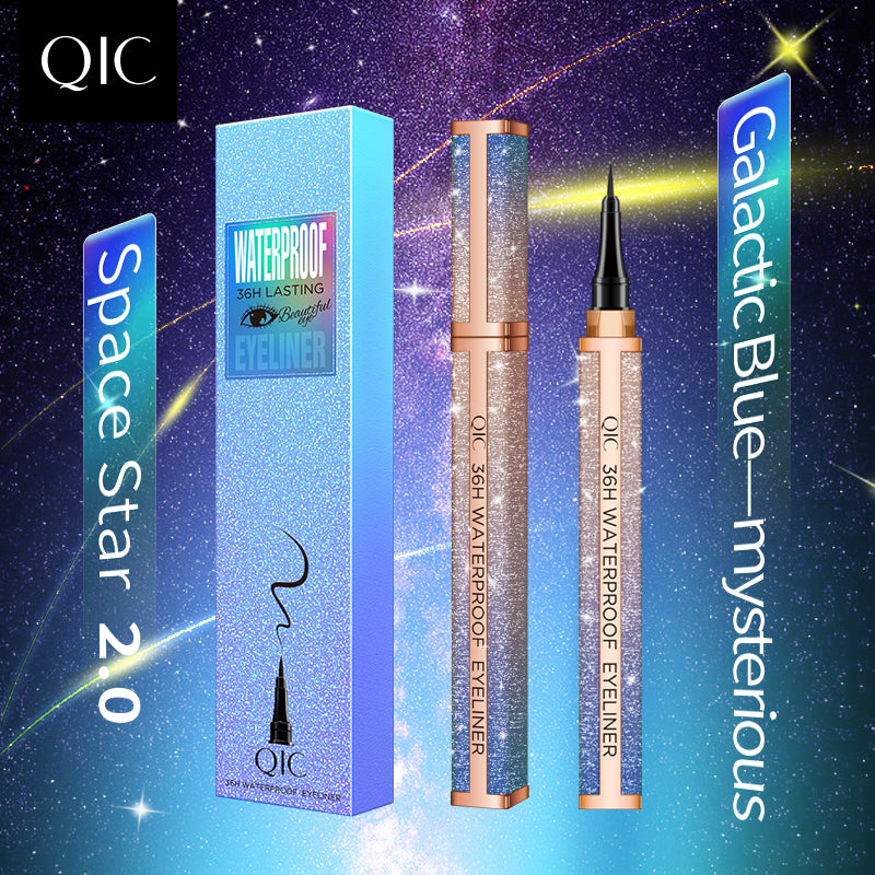 Galaxy Waterproof Eyeliner Pen - 36H Smudge-Proof✨ Quick Dry Liquid Liner🔥 Vivid Color Lasting Makeup 🌟 #WaterproofEyeliner #LongLastingMakeup #TikTokBeauty