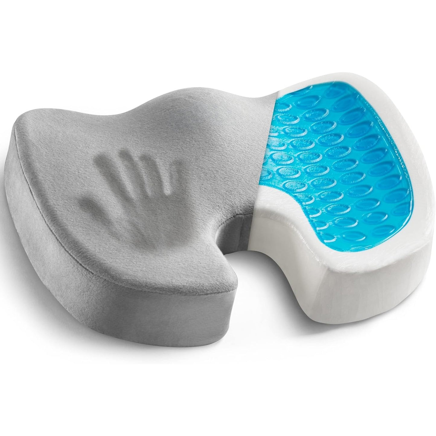 💺🔥 Orthopedic Coccyx Cushion with Gel & Memory Foam | 72% Pain Relief⚡Non-Slip【Office & Car Pro】Ergonomic Seat Pad for Tailbone/Sciatica/Back Pain - Desk Chair & Driving Essential