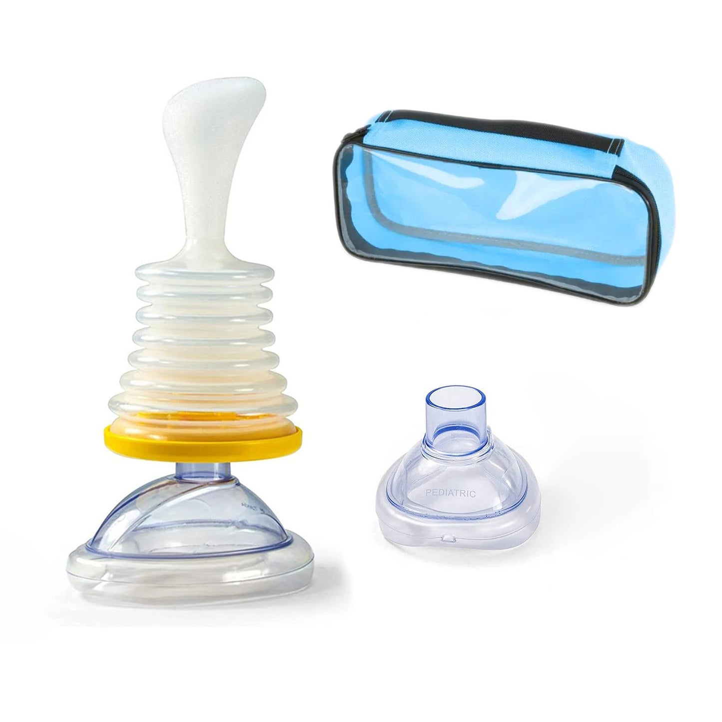 🚨 Portable Suction Rescue Kit for Adults & Kids | 3s Emergency⚡FDA-Certified🌟【Lifesaver Travel Pro】Dual-Size Airway Device - Camping, Travel, Home Choking First Aid