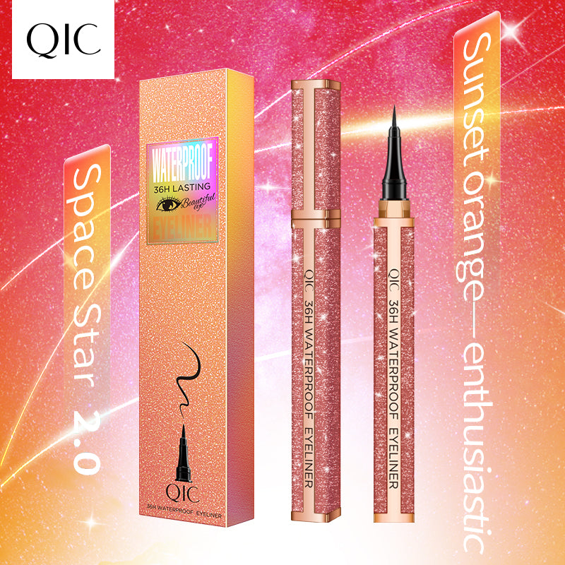 Galaxy Waterproof Eyeliner Pen - 36H Smudge-Proof✨ Quick Dry Liquid Liner🔥 Vivid Color Lasting Makeup 🌟 #WaterproofEyeliner #LongLastingMakeup #TikTokBeauty