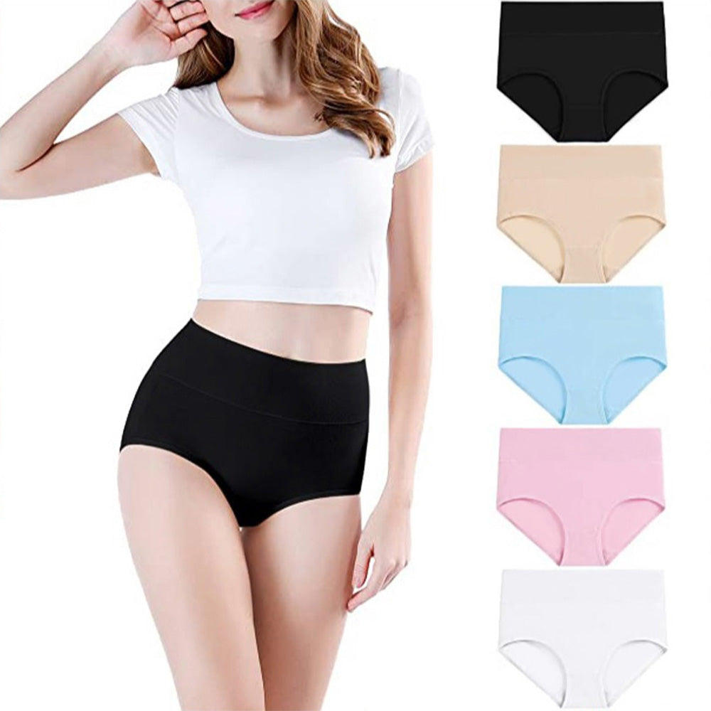 🔥Buttery Soft Everyday! High Waist Panties w/ Full Coverage✨ Seamless Cotton Underwear💫 No Dig In Waistband | TikTok’s Comfort Obsessed