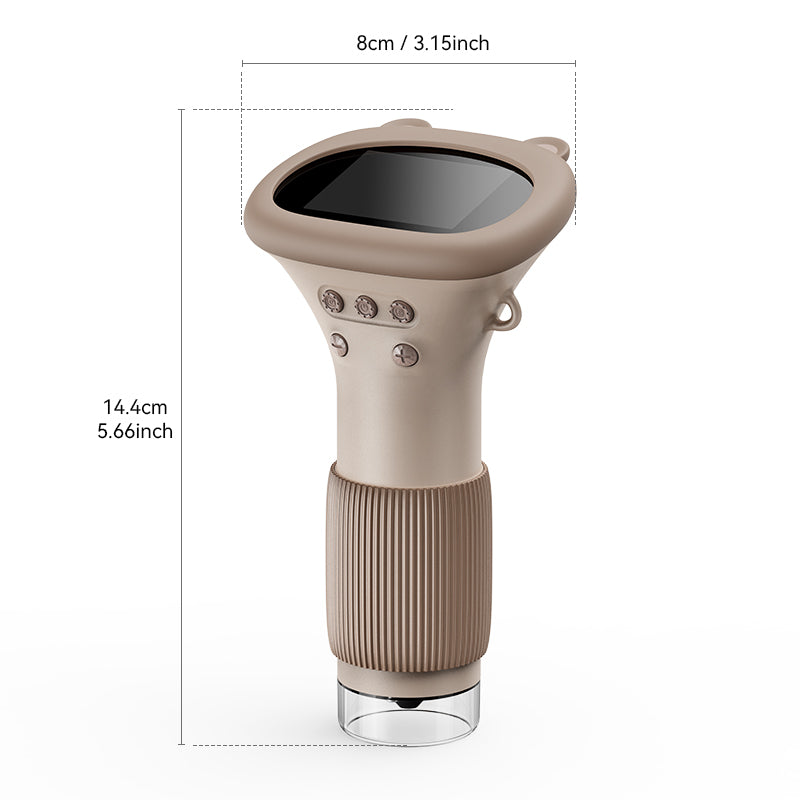 1000X Zoom Kids Microscope ✨ 2" LCD Screen & 8 LED Lights 💡 Explore Invisible Worlds! 🔬 USB to PC + 32GB SD Card 🌟 #STEMgifts #TikTokMadeMeBuyIt