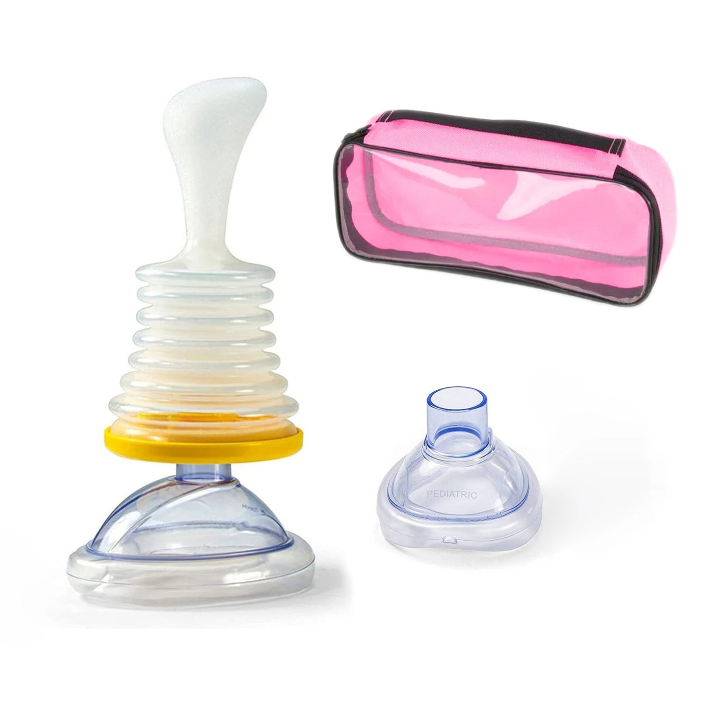 🚨 Portable Suction Rescue Kit for Adults & Kids | 3s Emergency⚡FDA-Certified🌟【Lifesaver Travel Pro】Dual-Size Airway Device - Camping, Travel, Home Choking First Aid