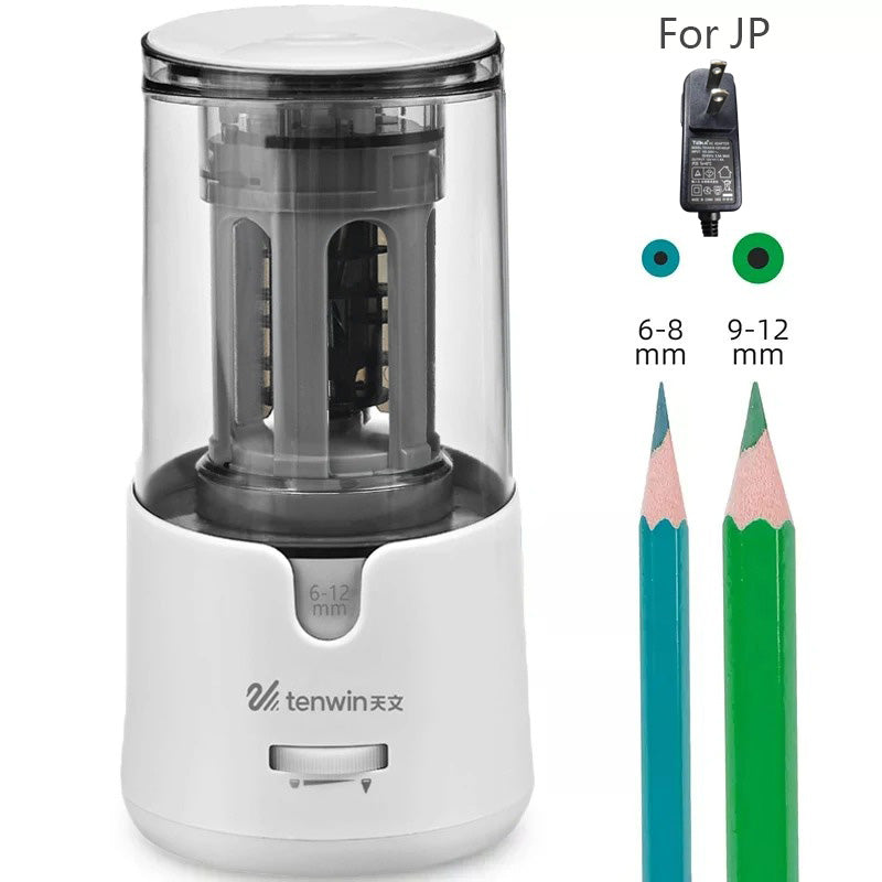 ✏️🔥 Auto-Stop Electric Sharpener for Colored Pencils | 3-Second Shave⚡Kids-Safe Design🌟【Art Class Hero】USB-Powered Mechanical Sharpener for School/Office/Home