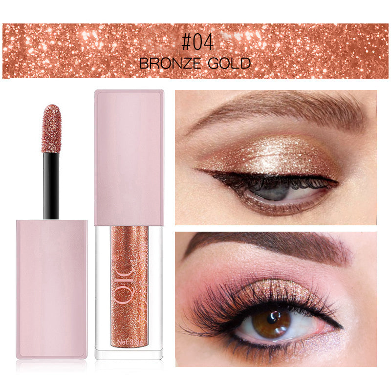 DISCO BALL EYES IN 1 SWIPE 💎 | 24HR STROBE LIQUID EYESHADOW THAT LASTS THROUGH TEARS 💦 + PARTY SWEAT 🎉 | FOOLPROOF GLOW FOR LAZY GIRL ERA ✨ #QiniCaiGlitch