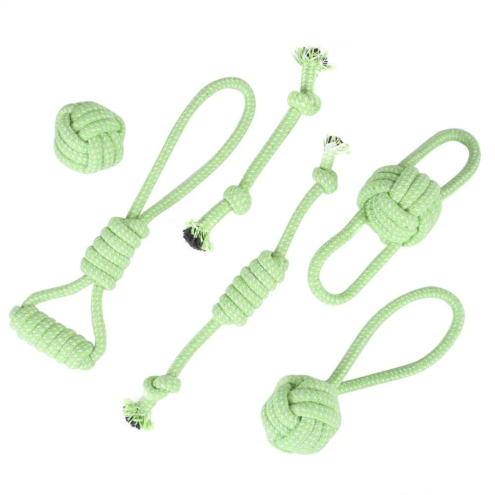 🔥 Indestructible Dog Rope Toys! Heavy-Duty Cotton Ropes⚡For Aggressive Chewers💪【Ultimate Chew Proof】