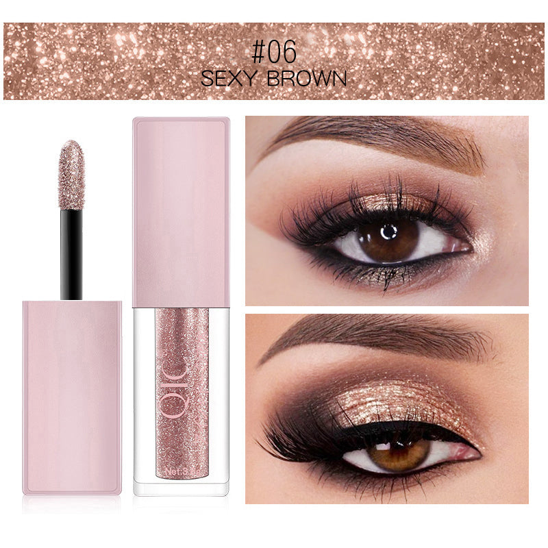 DISCO BALL EYES IN 1 SWIPE 💎 | 24HR STROBE LIQUID EYESHADOW THAT LASTS THROUGH TEARS 💦 + PARTY SWEAT 🎉 | FOOLPROOF GLOW FOR LAZY GIRL ERA ✨ #QiniCaiGlitch