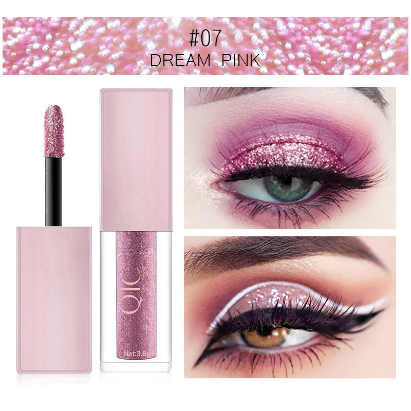 DISCO BALL EYES IN 1 SWIPE 💎 | 24HR STROBE LIQUID EYESHADOW THAT LASTS THROUGH TEARS 💦 + PARTY SWEAT 🎉 | FOOLPROOF GLOW FOR LAZY GIRL ERA ✨ #QiniCaiGlitch