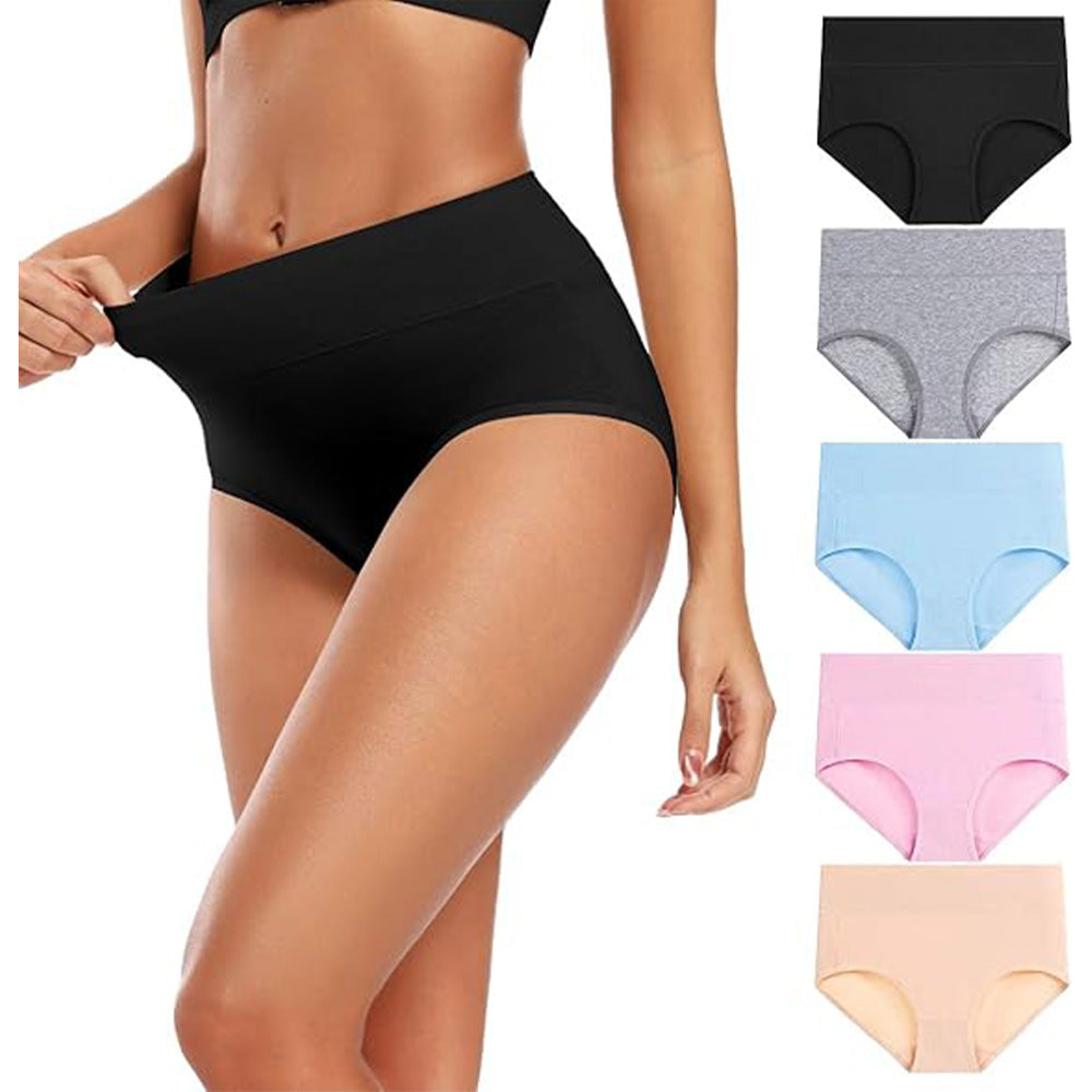 🔥Buttery Soft Everyday! High Waist Panties w/ Full Coverage✨ Seamless Cotton Underwear💫 No Dig In Waistband | TikTok’s Comfort Obsessed