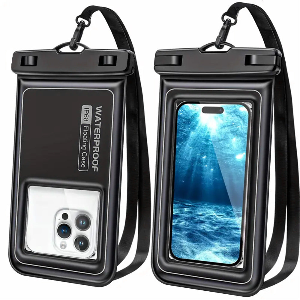 2-Pack Floating Phone Pouch ✨ IP68 Waterproof & Sandproof 💦 Beach Pool Cruise Must-Have! 🔥 Universal Fit + Detachable Lanyard 🌟 #BeachEssentials #TravelHack