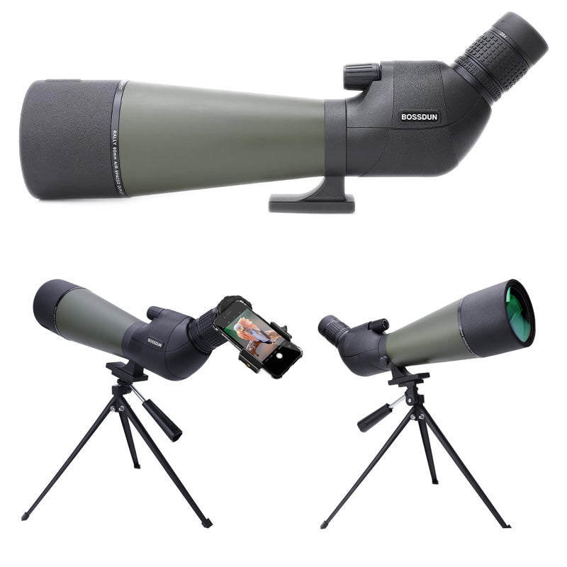 🌿🌄 20-60x80 Spotting Scope with Tripod | BAK4 HD Waterproof for Bird Watching & Wildlife Observation | Phone Holder + Carrying Bag 🦅 #WildlifeWatching #OutdoorGear