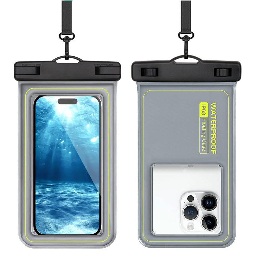 2-Pack Floating Phone Pouch ✨ IP68 Waterproof & Sandproof 💦 Beach Pool Cruise Must-Have! 🔥 Universal Fit + Detachable Lanyard 🌟 #BeachEssentials #TravelHack