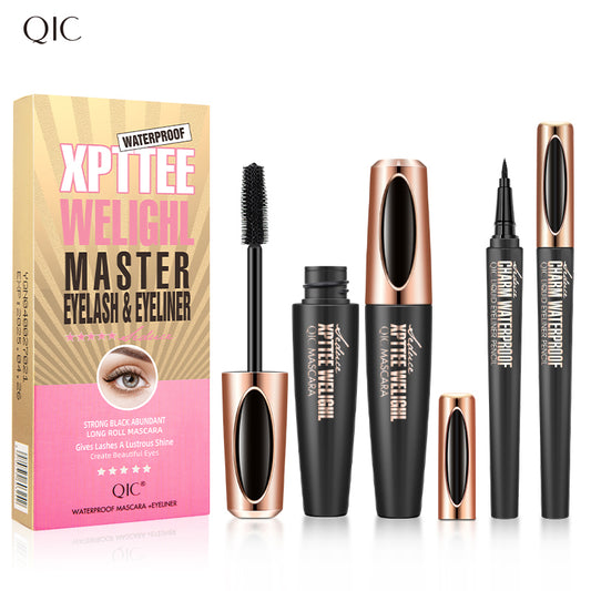 PowerFilm Lash Duo ✨ 24H Waterproof Mascara & Eyeliner Set! 💦 Clump-Free Volume + Sharp Winged Liner 🌟 Gym-Proof & Tear-Resistant! #LashDuo #WaterproofMakeup #SmudgeProofHack