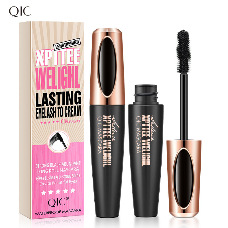 4D Drama Mascara ✨ 24H Cry-Proof & Sweat-Resistant! 💥 1-Coat Mega Volume + Extreme Curl 🌙 From Bare to BOLD in 3s! #WaterproofMascara #LashHack #MakeupHack