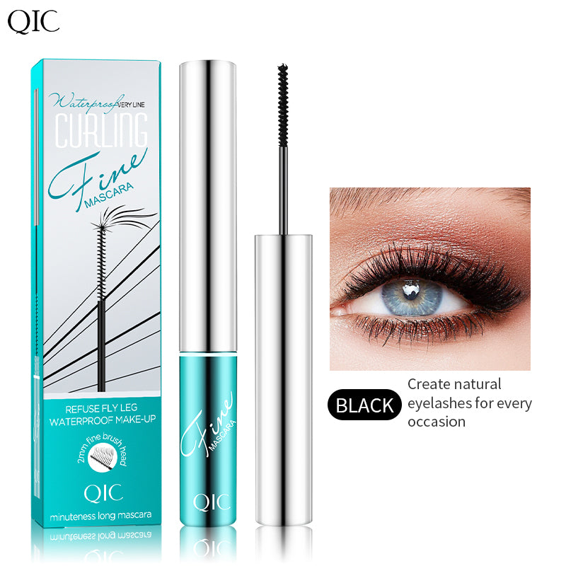 4D Slim Curling Mascara ✨ Micro-Silicone Brush for Clump-Free Lift! 💦 24H Waterproof & No Smudge 🌟 Perfect for Sensitive Eyes! #MicroBrushesMascara #NoClumpMascara #4DLashes