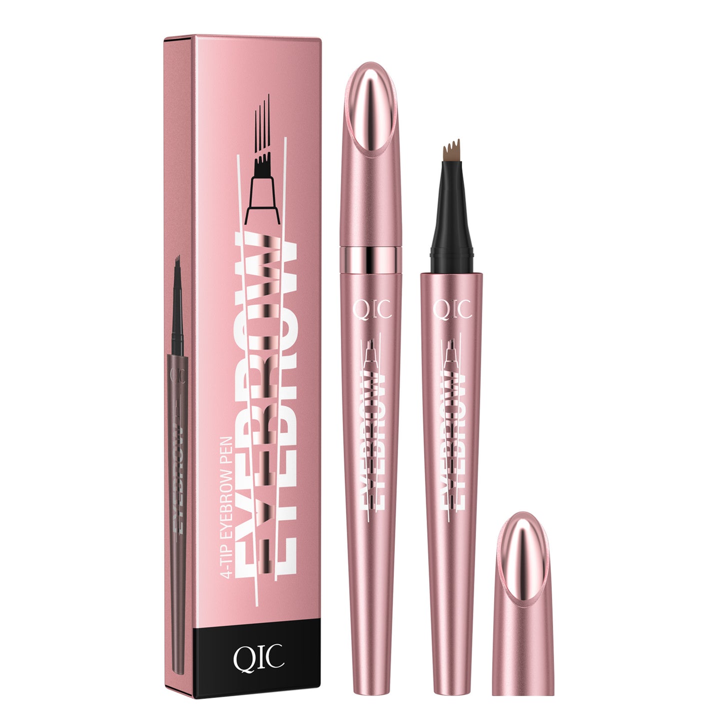 4-Prong Microblading Brow Pen ✨ 24H Gym-Proof🔥 Sweat-Resistant & No Smudge! 💯 Hair-Like Strands for WILD NATURAL Brows 🌟 #BrowHack Alert! ➕ #MicrobladingPen | #WaterproofBrows | #FeatherBrows