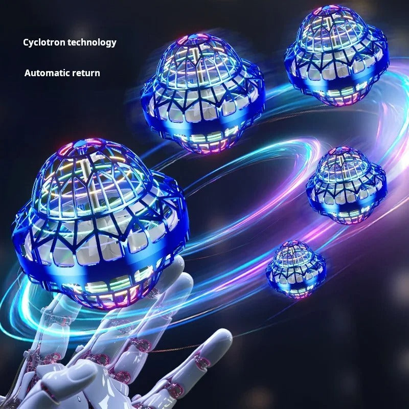 Magic UFO Hand-Control Flyball ✨ LED Light Show & Auto-Hover 💥 Stress Relief Fidget Toy + Kid-Safe Drone 🌟 #FidgetToy #KidsTechGadgets