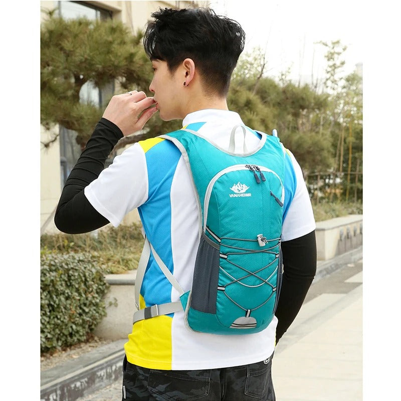 💦🏃 Lightweight Hydration Pack with 2L Water Bladder | Leakproof Running Backpack⚡Ultra-Breathable Design🌟Hiking/Biking Essentials【Festival & Rave Ready】
