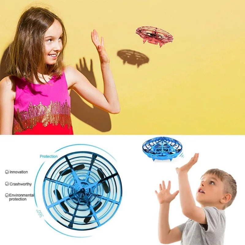Magic UFO Hand-Control Drone ✨ Gesture Sensing & LED Light Show 💥 Kid-Safe Indoor Flying Ball 🔥 No Remote Needed! 🌟 #CoolTechGadgets #KidsTechToys