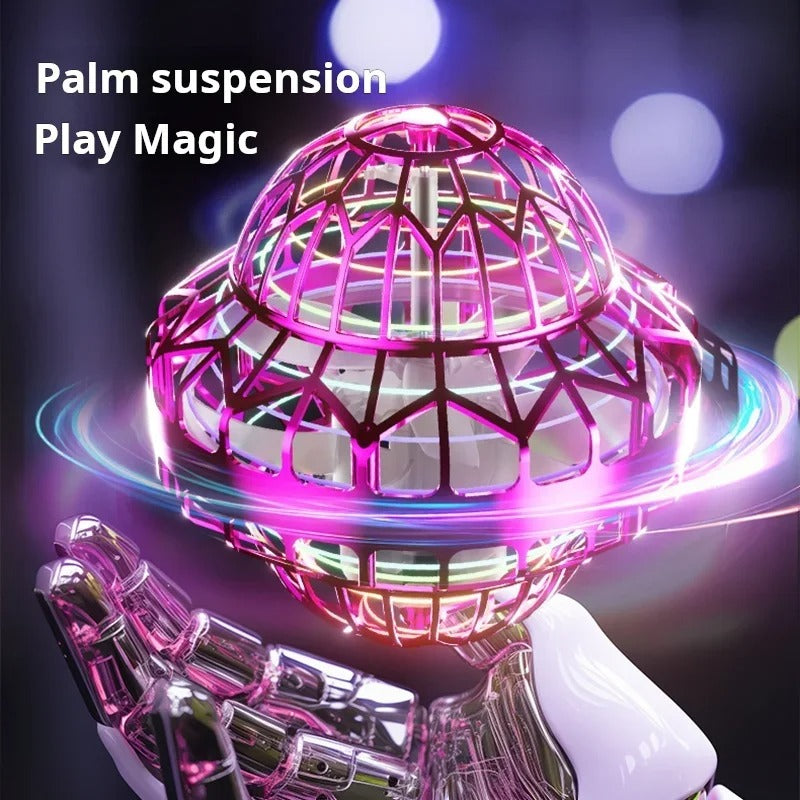 Magic UFO Hand-Control Flyball ✨ LED Light Show & Auto-Hover 💥 Stress Relief Fidget Toy + Kid-Safe Drone 🌟 #FidgetToy #KidsTechGadgets
