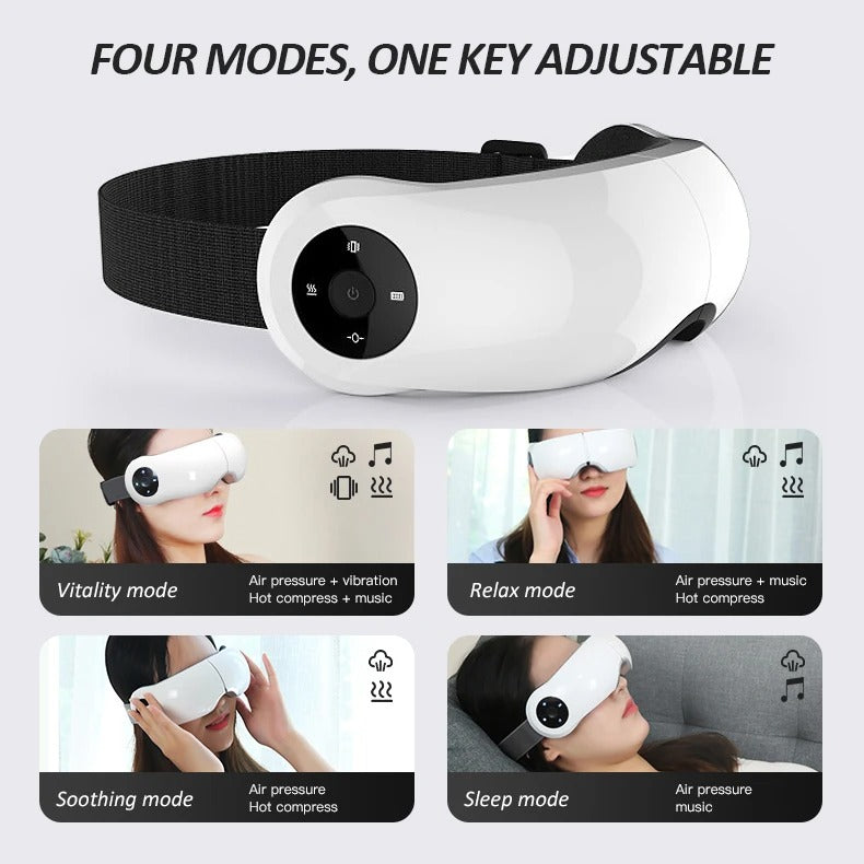 💤FDA-Certified Migraine Relief Mask🔥 Heated + Air Compression Therapy🌙 Bluetooth Remote & FSA/HSA Eligible✨ TikTok's #1 Eye Care Gift for Her/Him