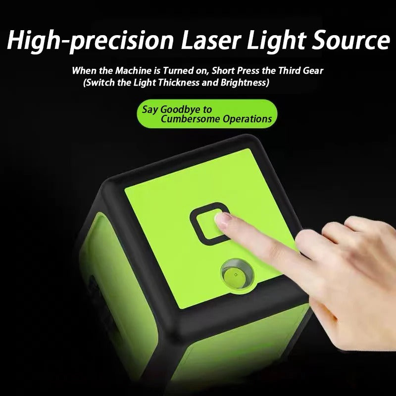 🌟 2-Line Laser Level with Self-Levelling | 50ft Cross Line⚡3s Auto-Alignment【Home Renovation Kit】Portable Wall Leveler for Picture Hanging, Tile & Construction