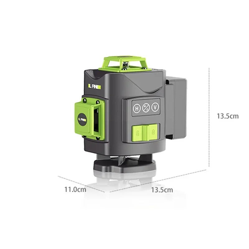 🔥 3D/4D Laser Level with 12/16 Lines | 360° Auto-Leveling⚡400% Brighter Beam🌟【Woodworking Pro Kit】Super Powerful Horizontal/Vertical Cross Laser for Tile & Framing