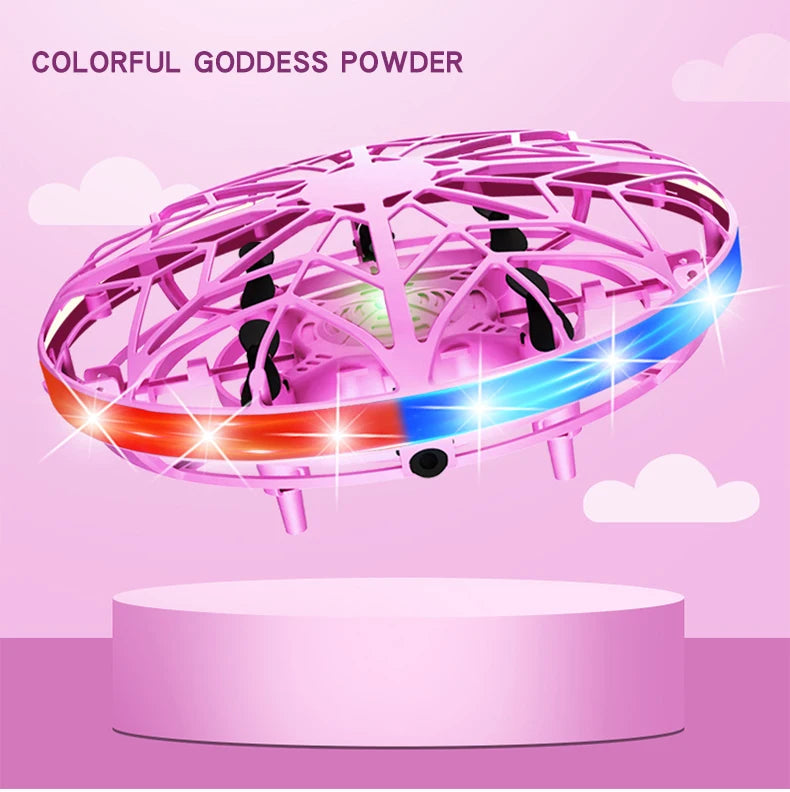 Magic UFO Hand-Control Drone ✨ Gesture Sensing & LED Light Show 💥 Kid-Safe Indoor Flying Ball 🔥 No Remote Needed! 🌟 #CoolTechGadgets #KidsTechToys
