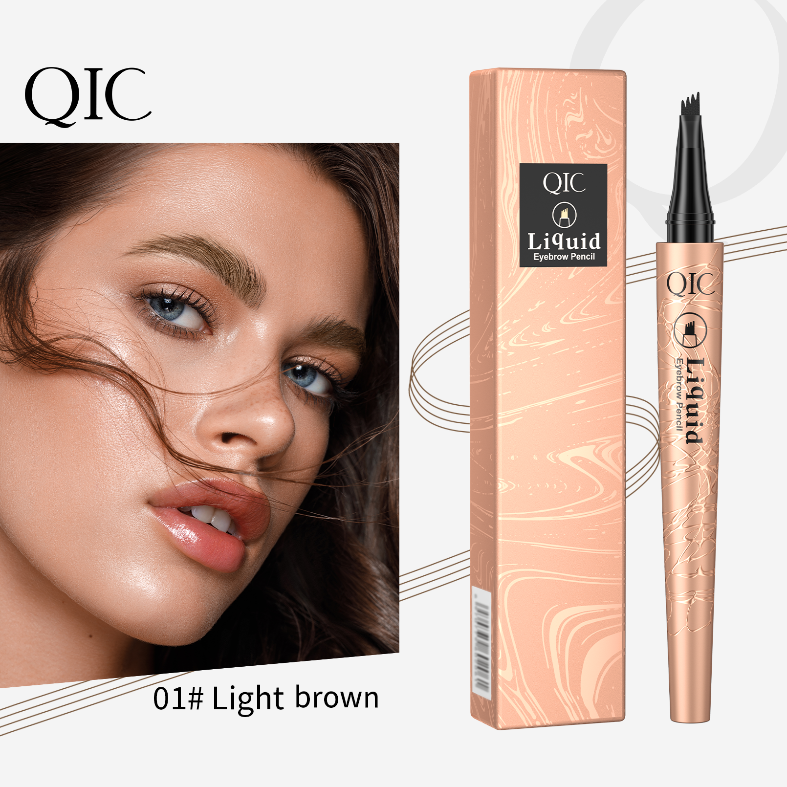 4-Prong Microblading Liquid Brow Pen ✨ 24H Waterproof🔥 Smudge-Proof & Fade-Resistant! 💯 Ultra-Fine Hair-Like Strokes 🌟 Natural Flawless Brows Routine! ➕ #MicrobladingPen  | #WaterproofBrows | #BrowHack
