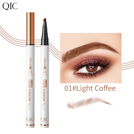 4-Head Microblading Brow Stamp ✨ 24H No-Smudge Waterproof🔥 Ultra-Fine Hair Strokes + Beginner Proof! 💯 Lazy Girl Brow Hack for NATURAL #FeatherBrows! ➕ #MicrobladingPen | #BrowHack| #BeginnerBrows