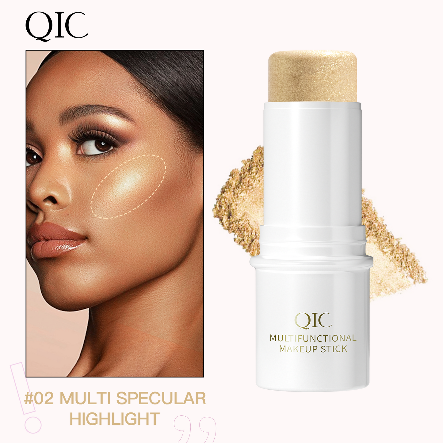 FACE SCULPTOR GOD MODE 🔥 | 5-IN-1 STICK: CONTOUR ZITS ➡️ CARVE CHEEKBONES ➡️ GLOW LIKE DISCO BALL 💎 | UNDER-EYE LIGHTNING ⚡ FOR #EGIRL AEGYO-SAL