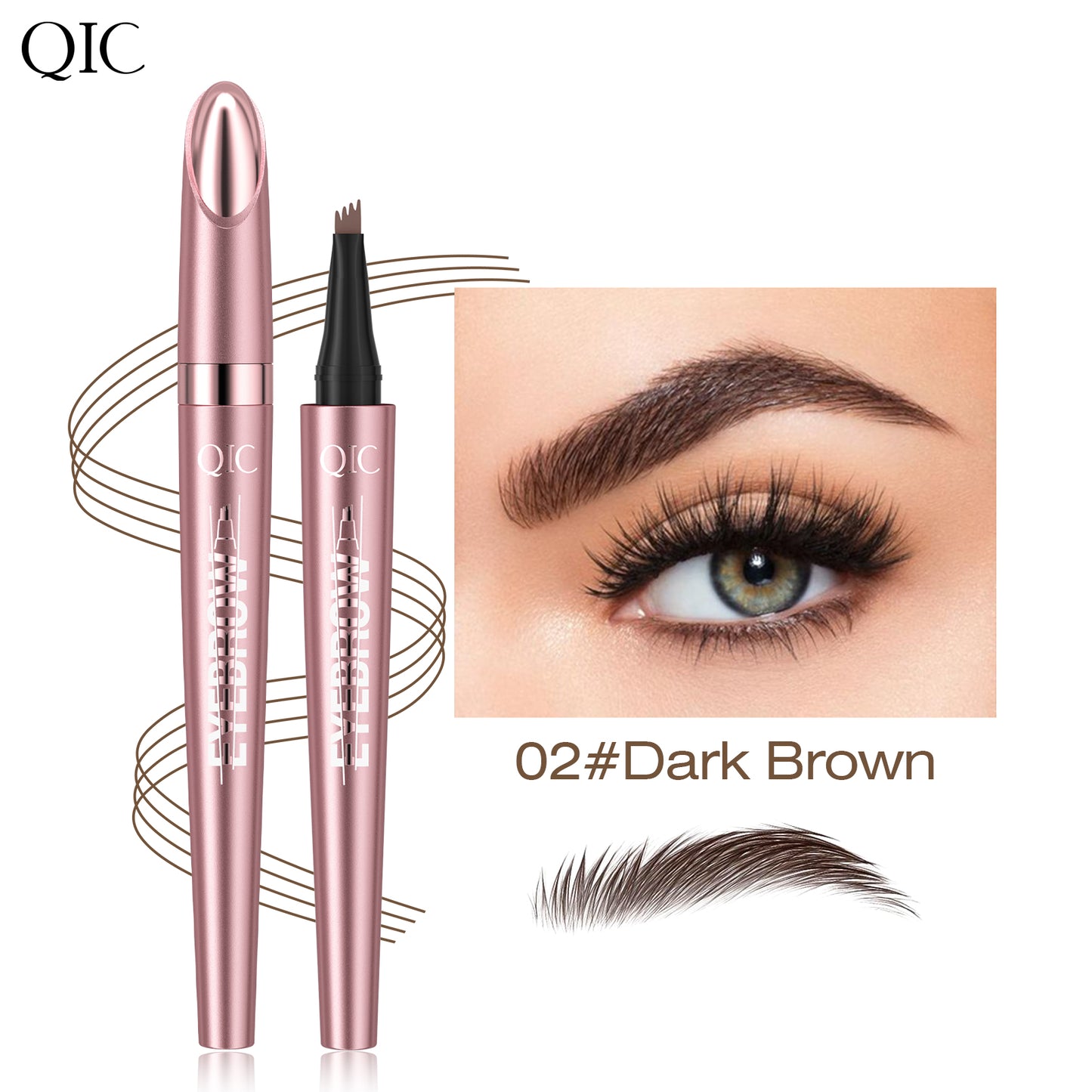 4-Prong Microblading Brow Pen ✨ 24H Gym-Proof🔥 Sweat-Resistant & No Smudge! 💯 Hair-Like Strands for WILD NATURAL Brows 🌟 #BrowHack Alert! ➕ #MicrobladingPen | #WaterproofBrows | #FeatherBrows