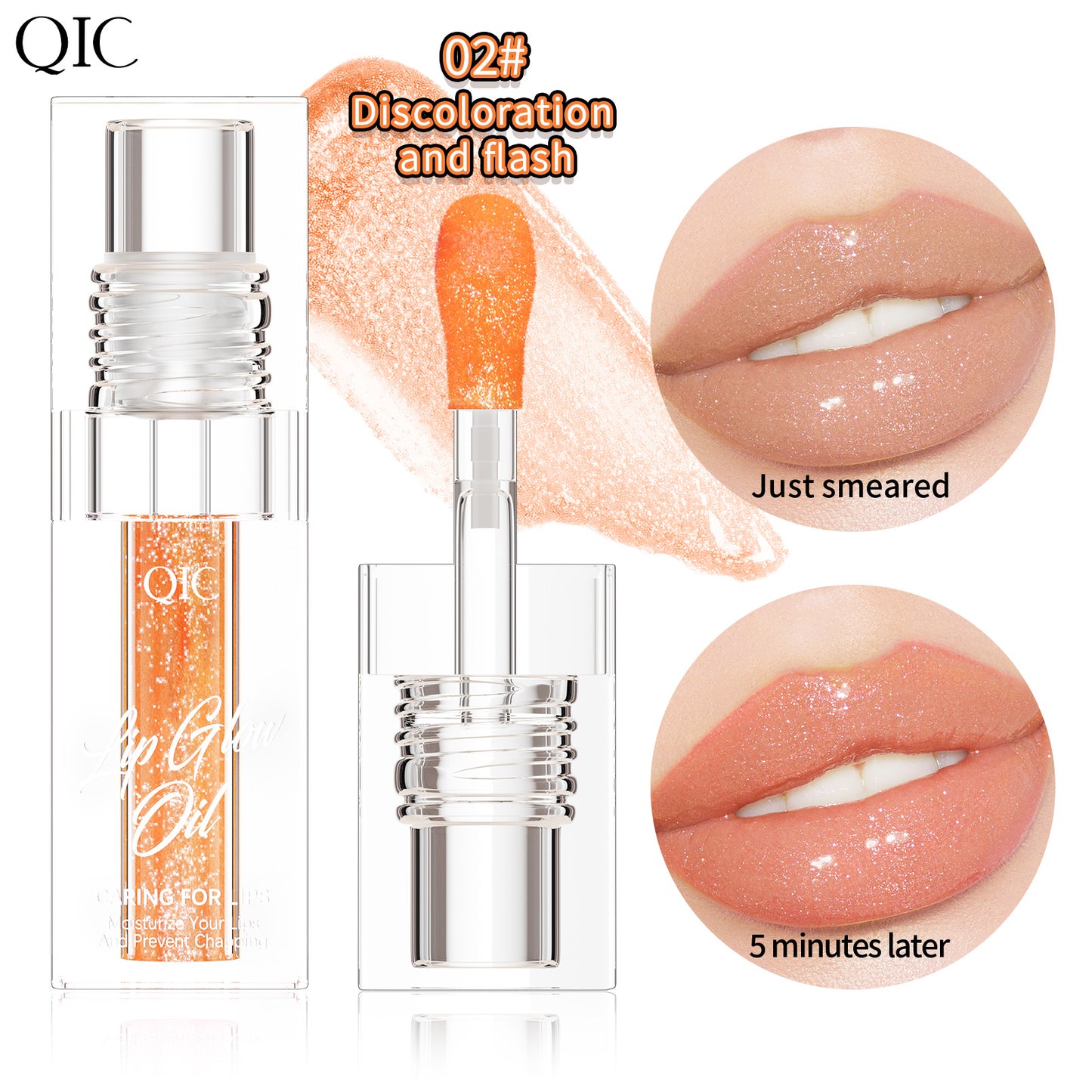 Mood-Boost Color-Changing Lip Oil ✨ 24H Hydration & Line Smoothing! 💋 Transfer-Proof + pH-Adaptive Glow 🌟 Glass-Like #JuicyLips #LipCareHack